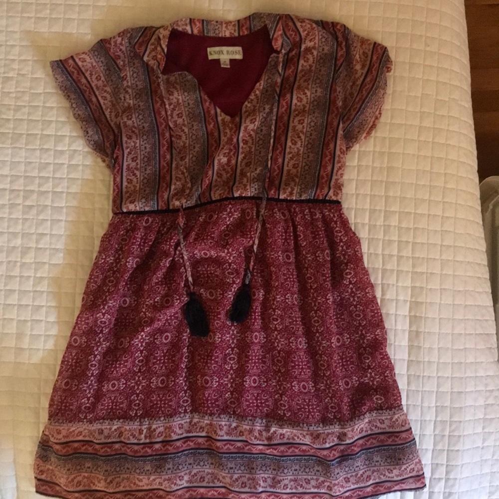 Short Sleeve Floral Sundress